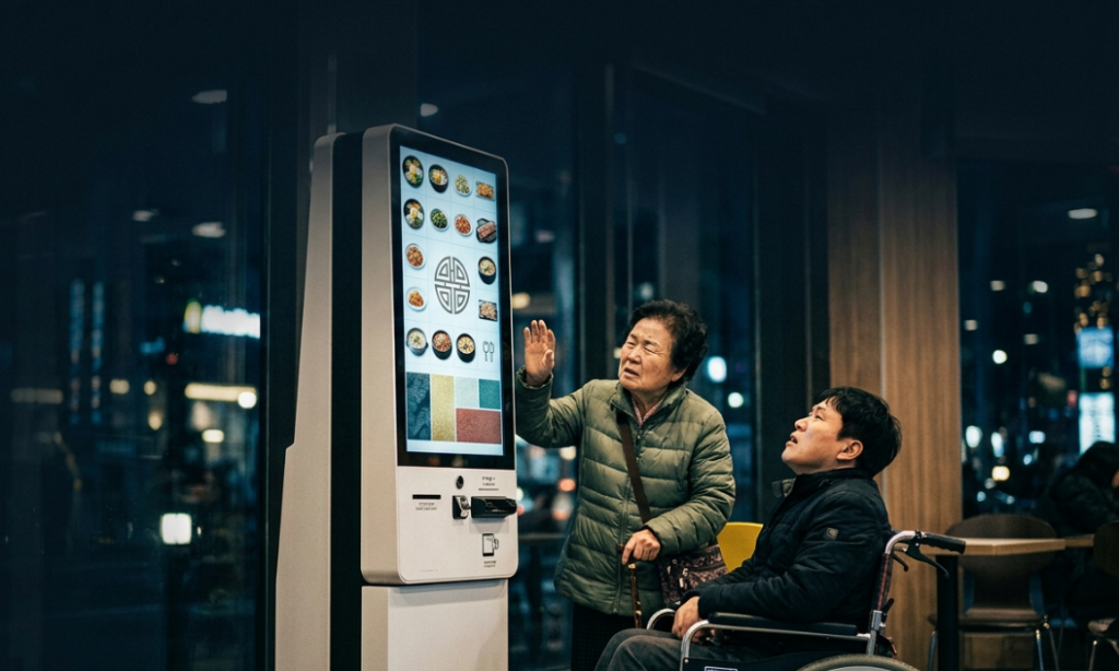 한국지능정보사회진흥원(NIA)의 '키오스크 정보접근성 현황조사'에 따르면, 국내 키오스크 보급 대수는 2021년 21만 33대에서 2022년 45만 4,741대, 2023년 53만 6,602대로 불과 2년 새 2.5배 이상 급증했다.