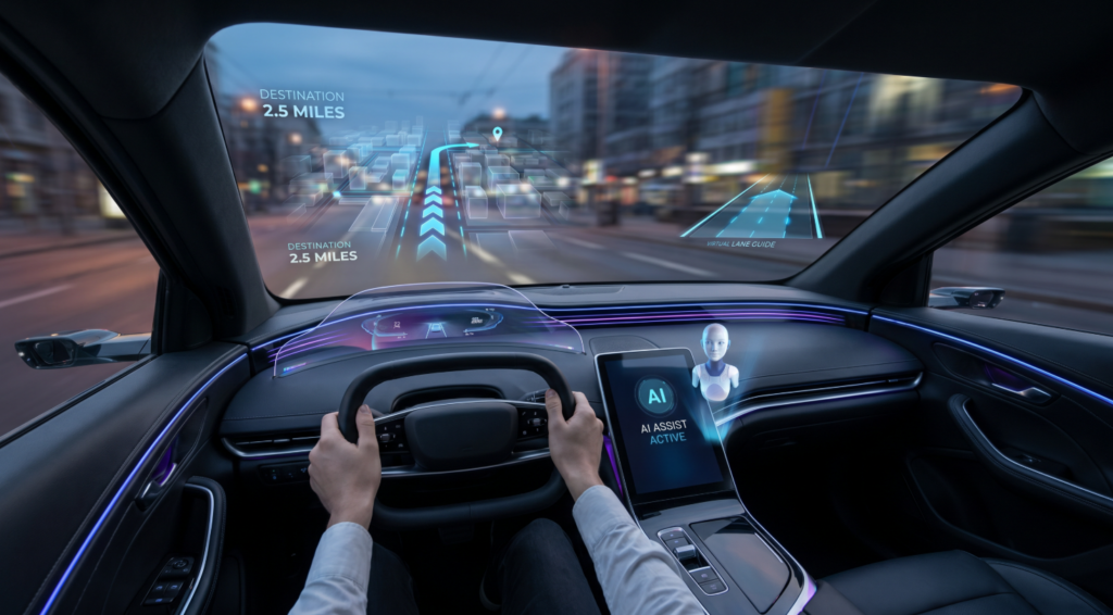 당신의 차량 대시보드에 자리 잡은 작은 화면. 그것이 단순히 길만 알려주던 시대는 끝났다. 2026년 현재, 네비게이션은 운전자의 시선을 읽고, 목소리를 이해하며, 심지어 차량 전면 유리 위에 홀로그램으로 경로를 그려내는 수준까지 진화했다. 