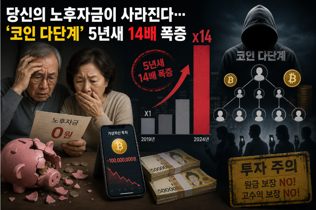 은퇴 후 소소한 수익을 바랐던 70대 김모씨는 지난해 지인의 소개로 '하루 2% 수익을 보장'하는 가상화폐 투자 설명회에 참석했다.